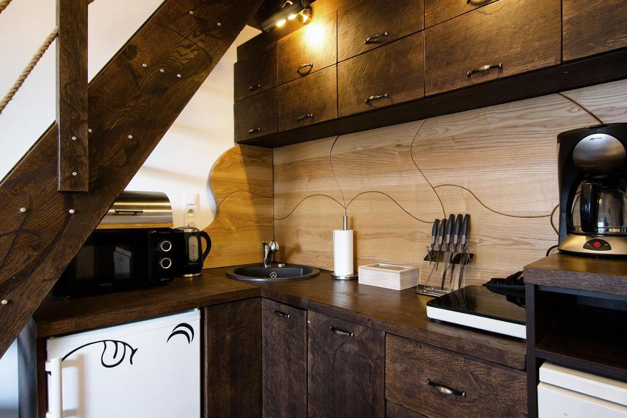 Strandidylle Apartment Mit Meerblick Und Kamin ミエンジズドロイェ エクステリア 写真