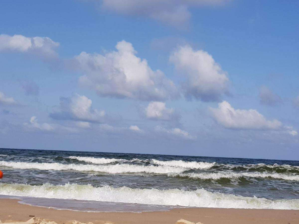 Strandidylle Apartment Mit Meerblick Und Kamin ミエンジズドロイェ エクステリア 写真